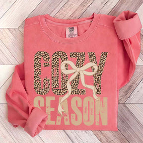 Leopard Fall Cozy Season Sweatshirt