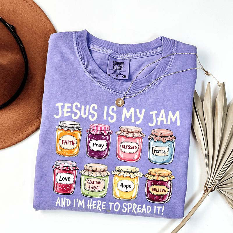 Funny Jesus Is My Jam Religous T-Shirt