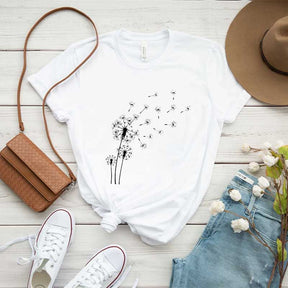 Women's Inspirational Flower Dandelion T-Shirt