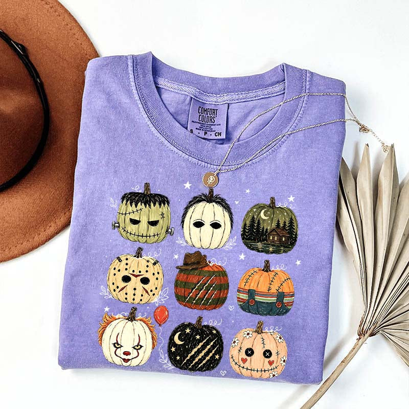 Horror Pumpkin Creepy Season T-Shirt