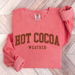 Retro Holiday Season Hot Cocoa Sweatshirt