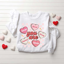 Retro Teacher Valentines Sweatshirt