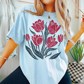 Retro Linocut T-Shirt