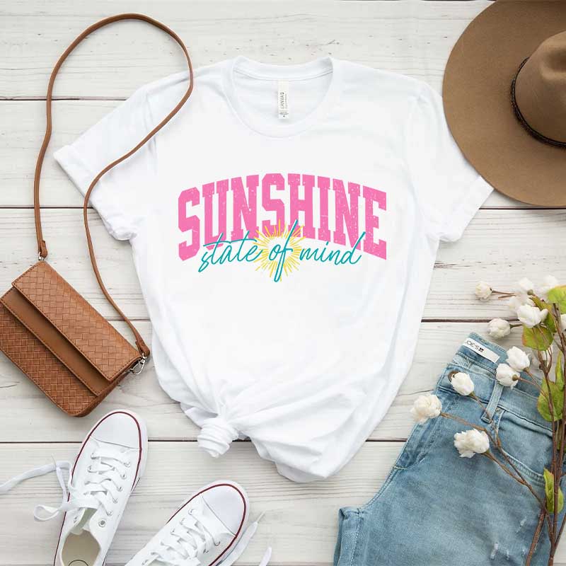 Sunshine State of Mind Summer Vibes T-Shirt