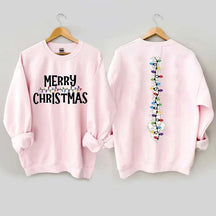 Light Merry Christmas Sweatshirt