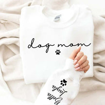 Custom Dog Mom Gift Sweatshirt