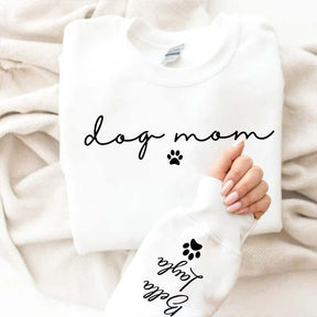 Custom Dog Mom Gift Sweatshirt
