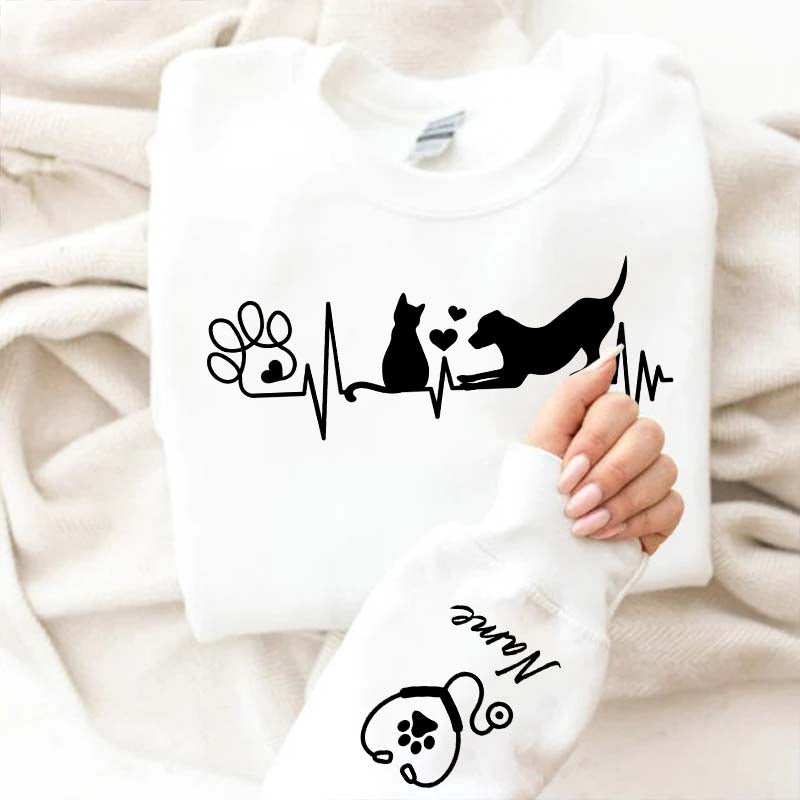 Custom Vet Tech Animal Doctor Sweatshirt