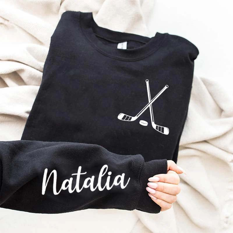 Personalized Hockey Name Sweatshirt