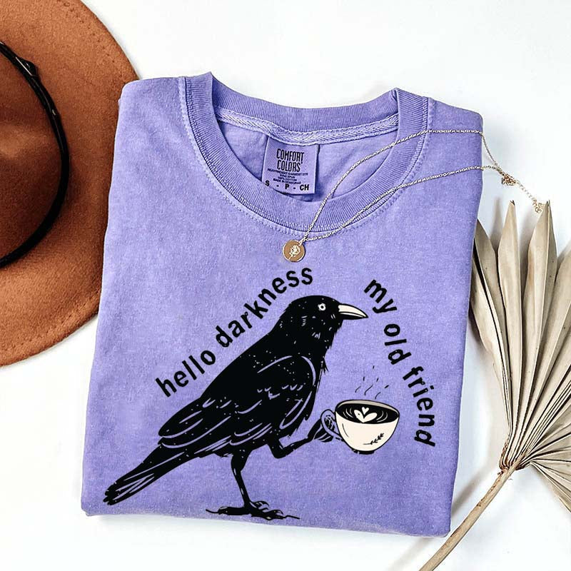 Raven Crow Coffee T-Shirt