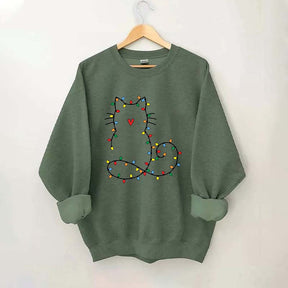 Cute Cat Christmas Sweatshirt