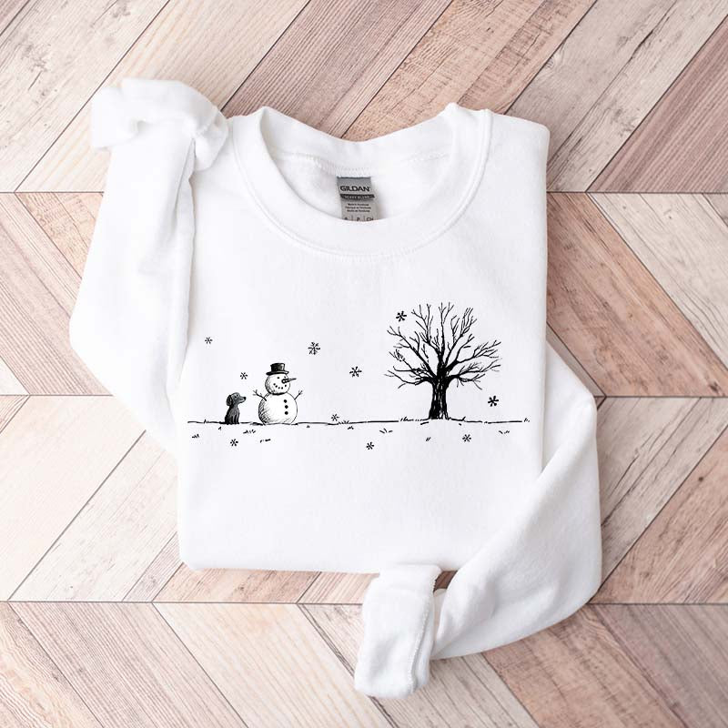 Let It Snow Snowman Sweatshirt