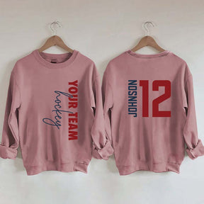 Custom Hockey  Name and Number Sweatshirt