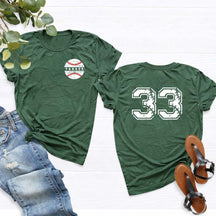 Personalized baseball Number & Name T-Shirt
