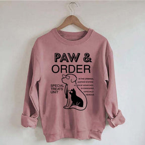 Paw And Order Fur Mama Sweatshirt