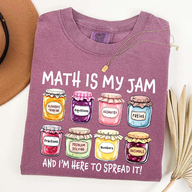 Math is My Jam Mathematician T-Shirt