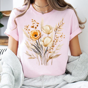 Boho  Flowers Gardening Nature T-Shirt