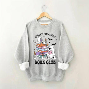 Ghost Halloween Spooky Readers Sweatshirt