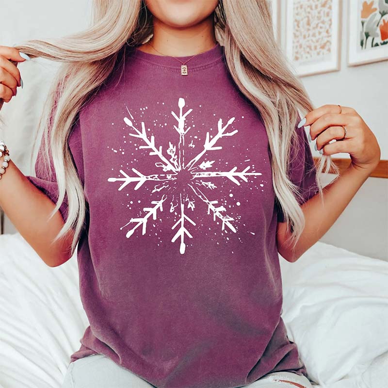 Winter Snowflake Holiday T-Shirt