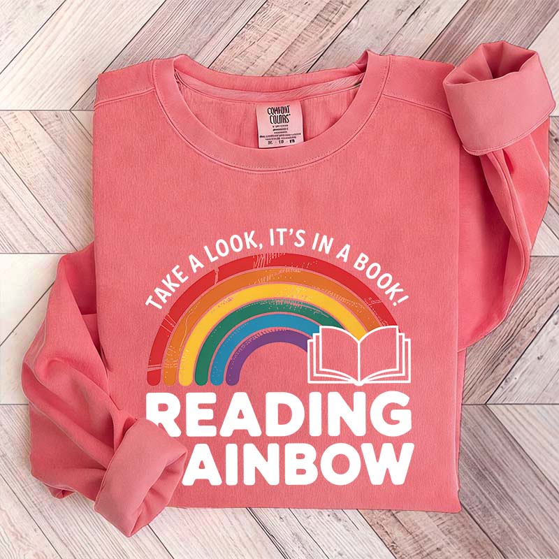 Take a Look It's in a Book Sweatshirt