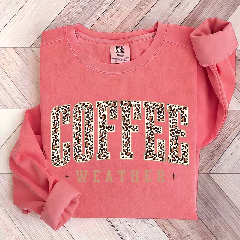 Retro Coffee Weather Lover Sweatshirt