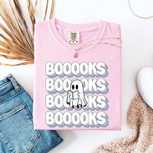 Comfort Color Bookish Summerween Spooky T-Shirt
