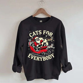 Christmas Cats For Everybody Sweatshirt