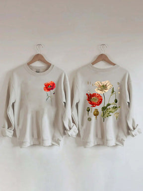 Vintage Poppy Sweatshirt