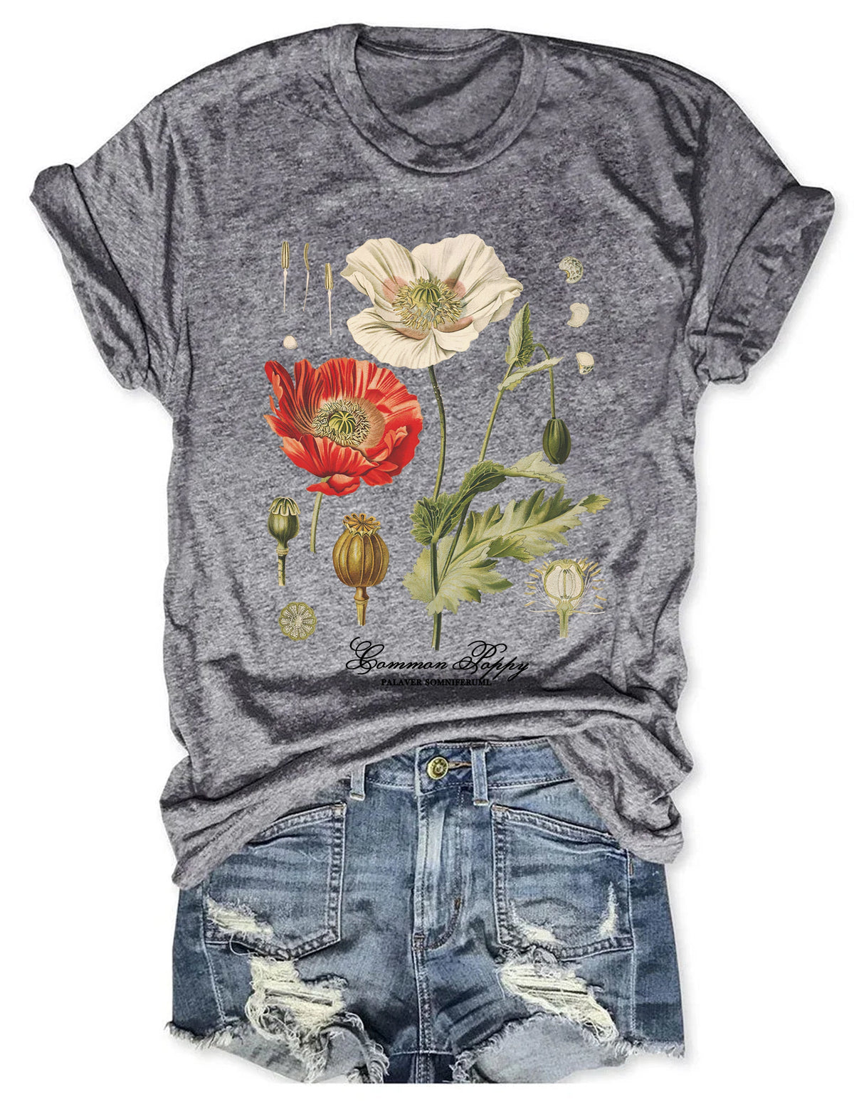 Vintage Poppy T-shirt