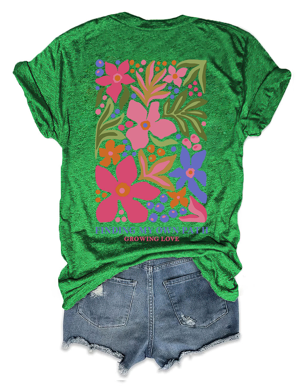 Finding My Own Path Flowers T-Shirt