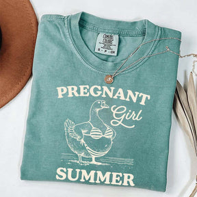 Pregnant Girl Summer T-Shirt