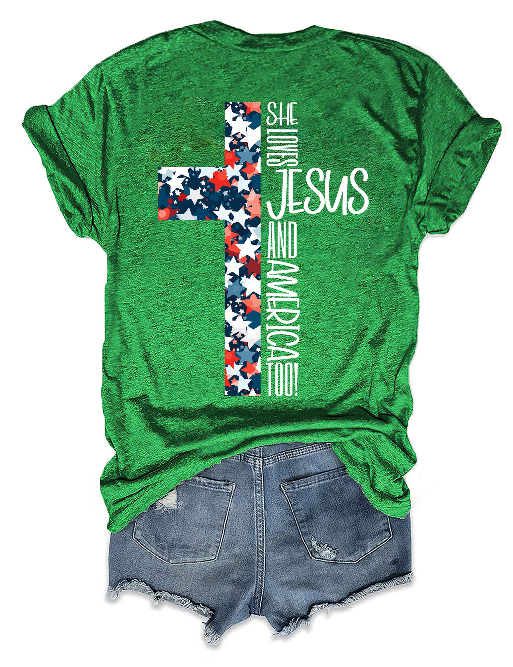 Loves Jesus And America T-shirt