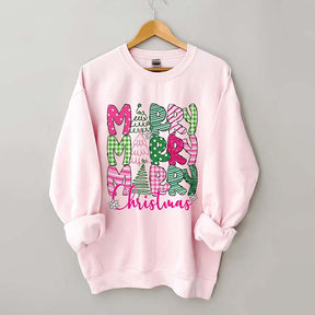 Merry Christmas Snowflake Sweatshirt