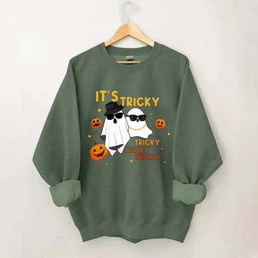 It's Tricky Tricky Tricky Halloween Sweatshirt