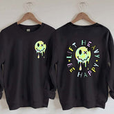 Lift Heavy Be Happy Comfort Colors Sweatshirt