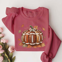 Fall Game Day Football Pumpkin Sweatshirt