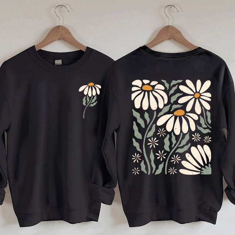 Comfort Colors Boho Daisy Sweatshirt