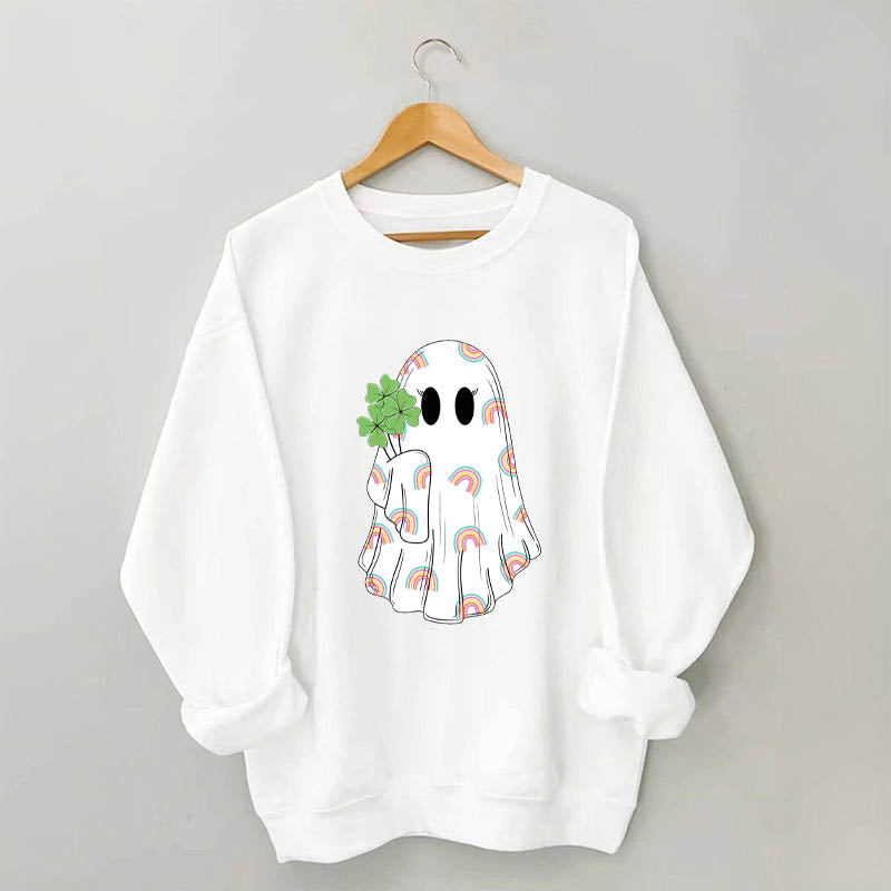 Funny St Patricks Day Ghost Sweatshirt