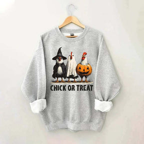 Retro Halloween Chicken Sweatshirt