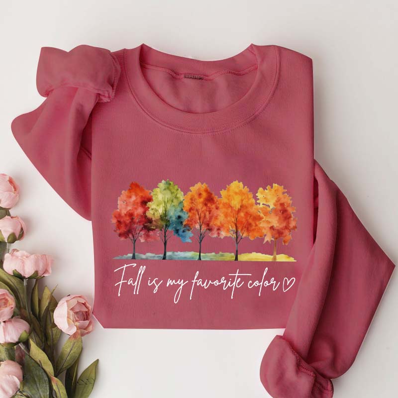 Cozy Fall Leaves Sweatshirt