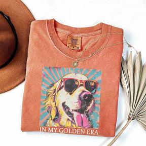 In My Golden Retriever 70s Era T-Shirt