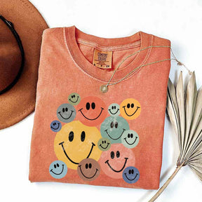Retro Smiley Faces T-Shirt