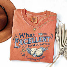 What Excellent Boiled Potatoes Funny Meme T-Shirt