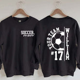 Personalized Soccer Mom Season Sweatshirt