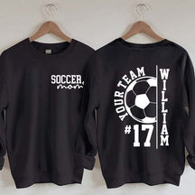 Personalized Soccer Mom Season Sweatshirt