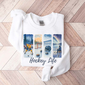 Cute Hockey Mom Life Sweatshirt