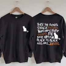 Funny Twist The Bones Cute Hocus Pocus Sweatshirt
