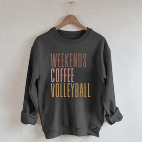 Weekend Coffee Volleyball Sweatshirt