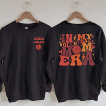 Personalized In My Volleyball Mom Era Sweatshirt