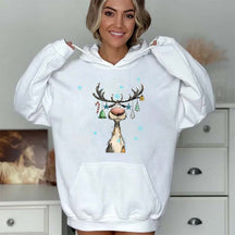 Vintage Reindeer Hoodie